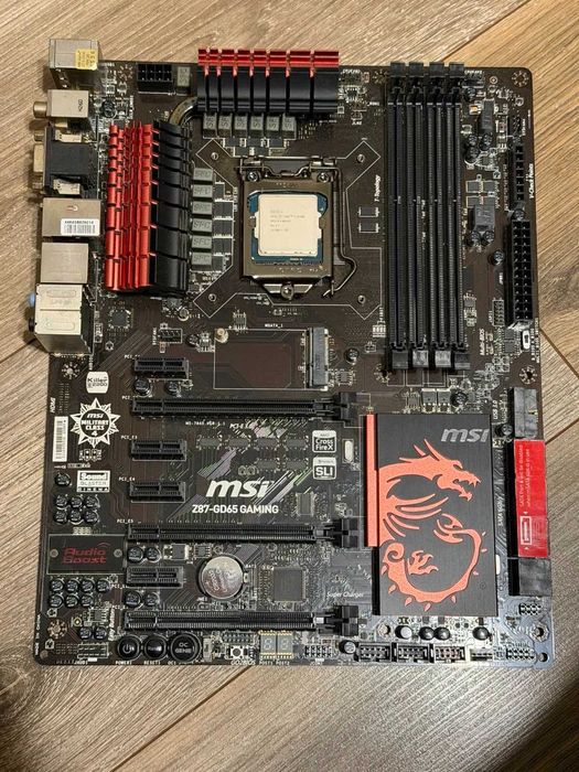 MSI Z87-GD65 GAMING/I7 4790k/24GB RAM