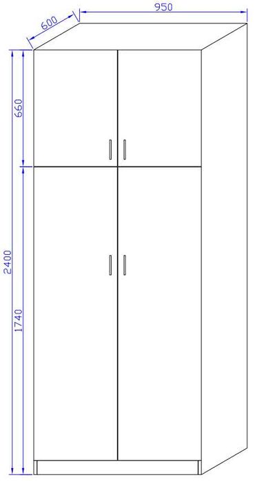 Vand mobila dormitor: sifonier, corpuri de biblioteca, rollbox