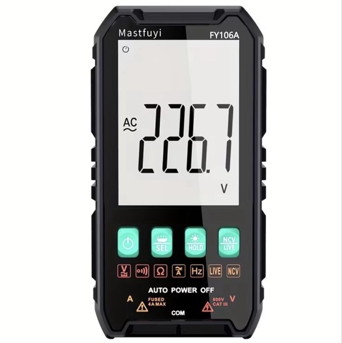 Multimetru digital 6000, masurare automata, display HD