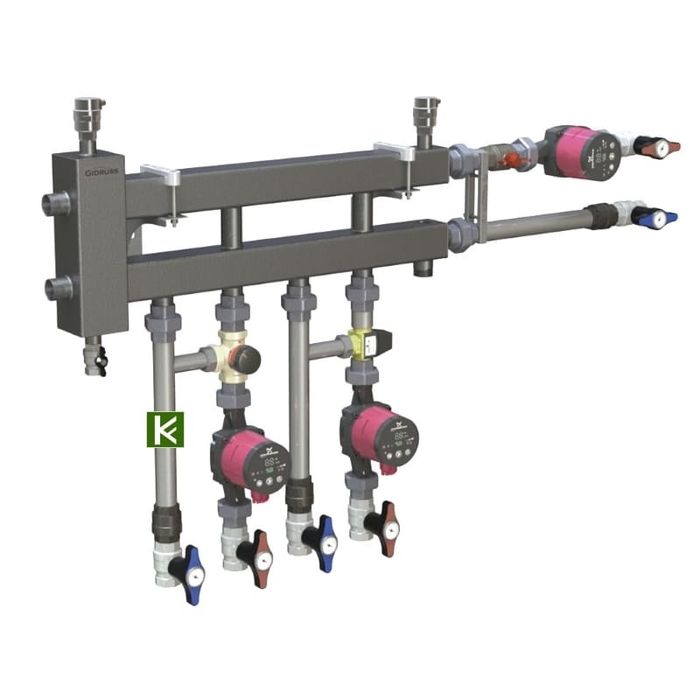 Гидроколлектор с гидрострелкой