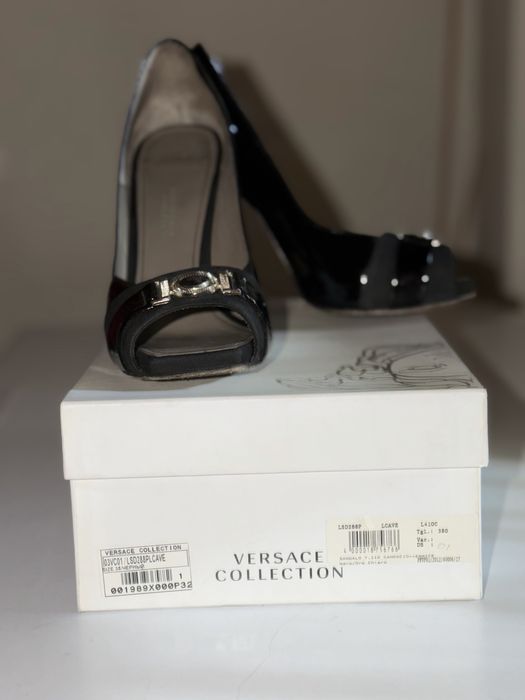 Versace Collection оригинал | лакированные туфли Medusa | с коробкой