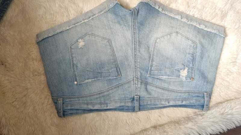 Pantaloni scurti blugi femei tally weijl 40 L / 40 /