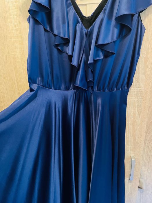 Rochie Nissa albastră, mărimea 38