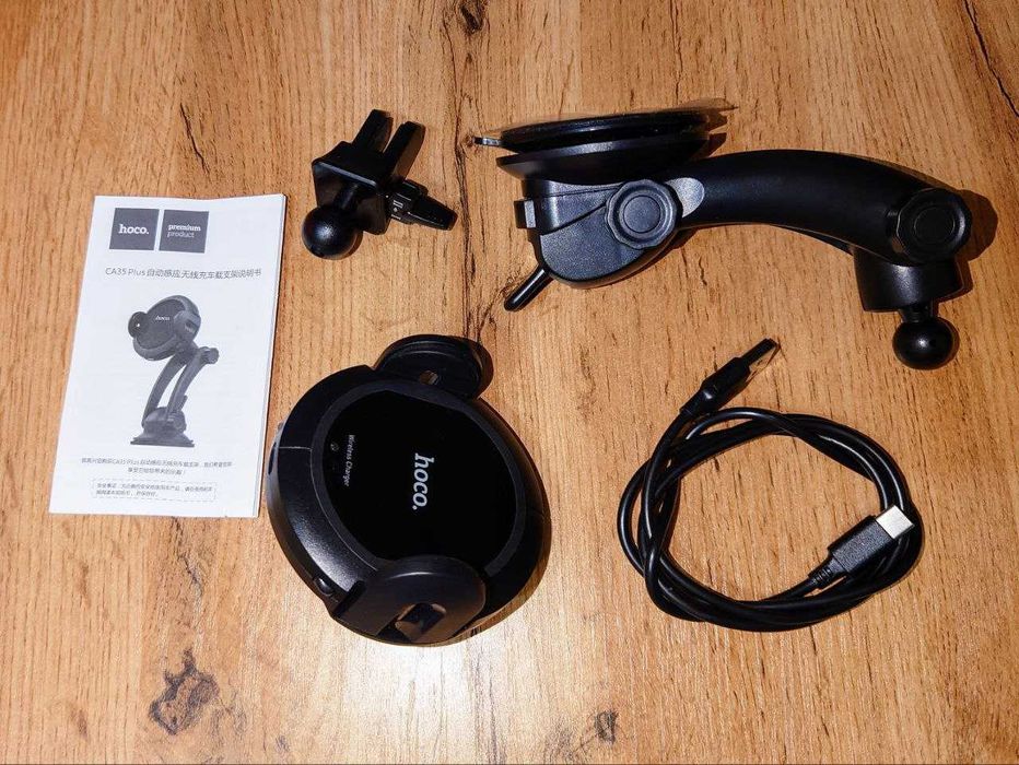 Держатель с беспроводной зарядкой