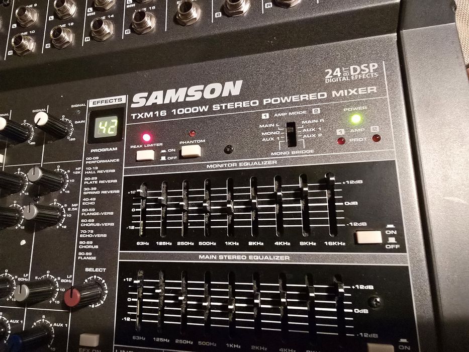 Mixer pasiv Soundcraft Spirit Fx8/Samson Txm16 activ/Yamaha mg10/2
