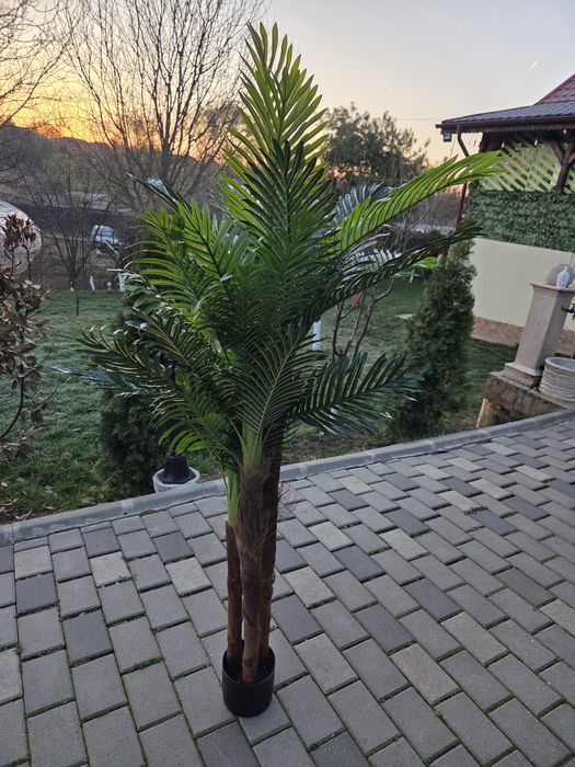 Palmier artificial, culoare verde din 3 pieseinaltime 180cm