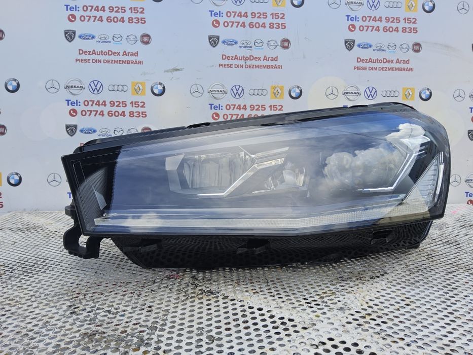 Far stânga Skoda Fabia 4 far led Skoda Fabia 4 cod 6vb941015a 1 ureche rupta Full Led