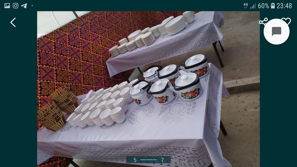 Аренда палаток и пасуда