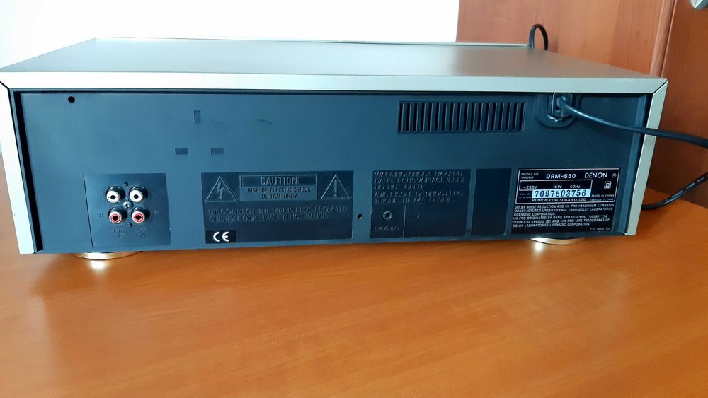 DENON deck DRM 550 si DENON receiver DRA 201SA