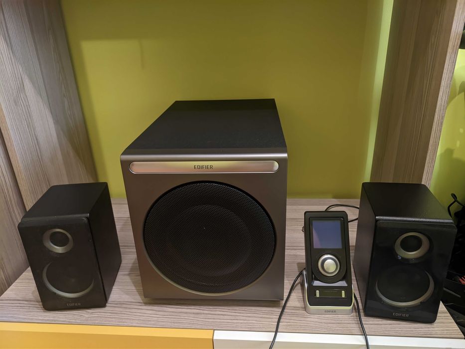 Аудио система 2.1 Edifier S530D (Оптичен вход, 145W RMS) - Пълен комплект