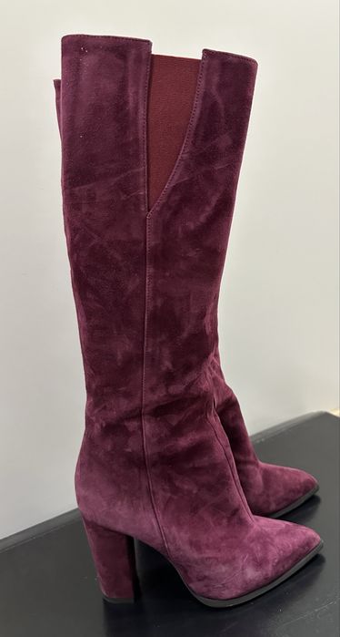 Ботуши естествен велур