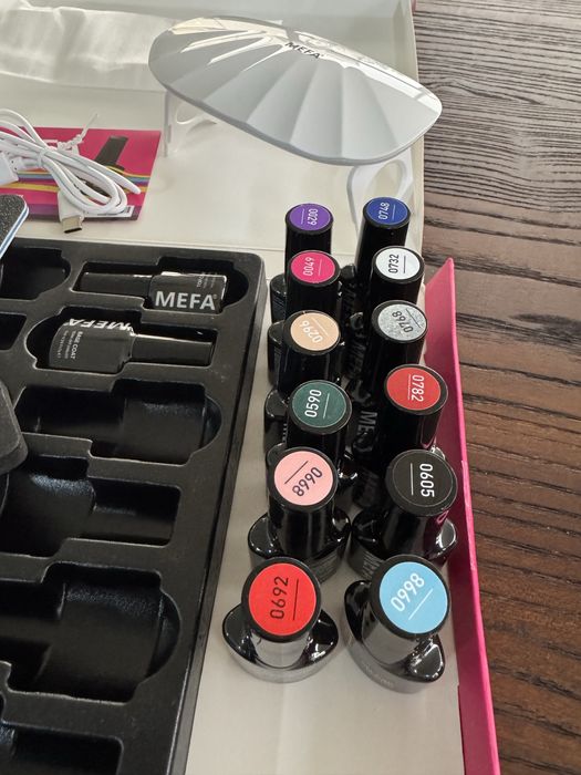 Kit Unghii Gel cu Lampa UV Nou