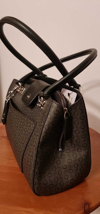 geanta GUESS culoarea COAL / CHARBON - Costello
