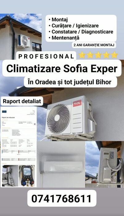 Montaj / Instalare și întreținere aer condiționat profesional curat