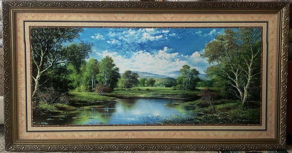 Картина природа,озера.