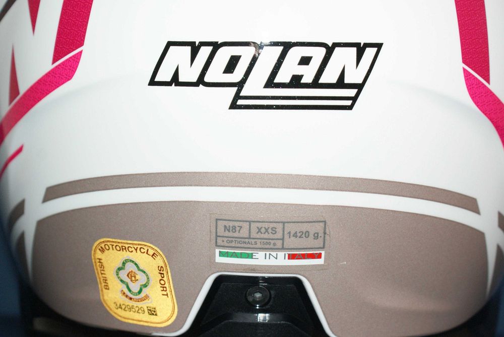 Каска за мотор Nolan N87 размер XXS, неразличима от нова.