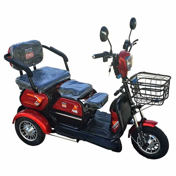 ПРОМОЦИЯ - Електрическа триколка с голяма седалка М19 -48v/ 20Ah