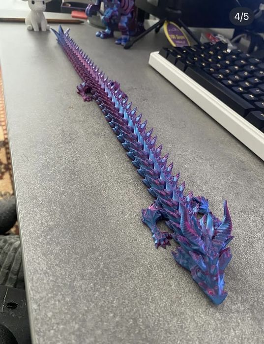 3д китайский дракон