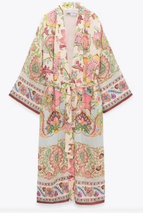 Zara дамски сет флорален