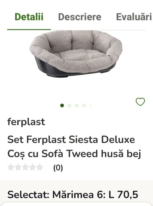 Coș Ferplast Siesta Deluxe – aproape nou