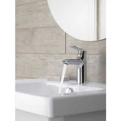 Смесител за мивка хром с изпразнител – Jacob Delafon Kumin E98827-CP