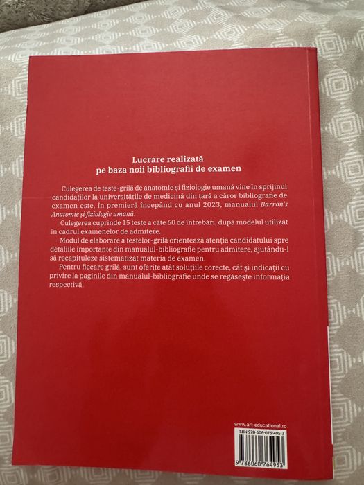 Teste grila Anatomie si fizica