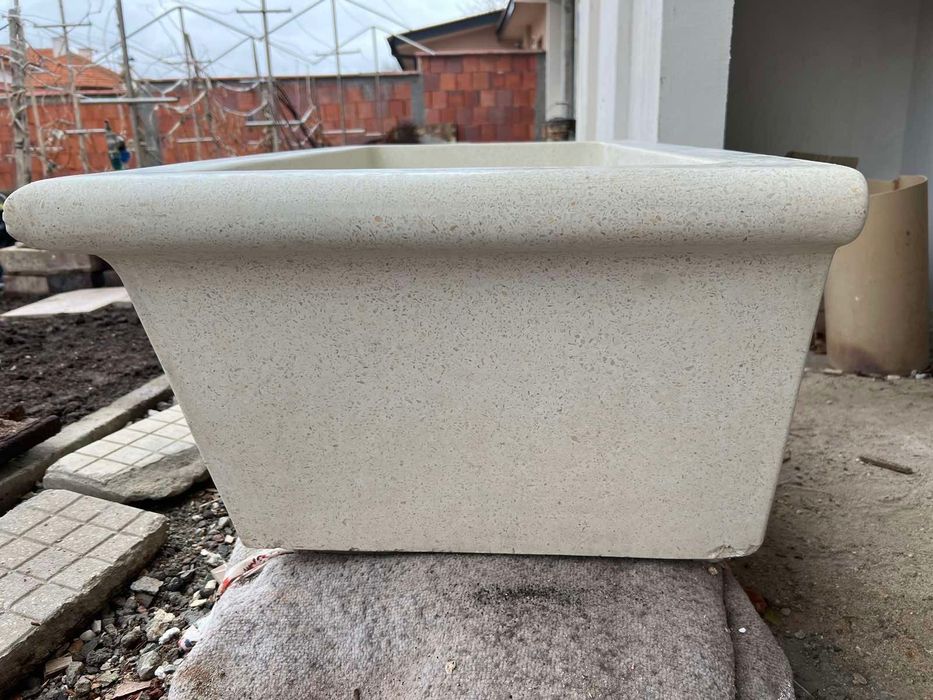 Корито от мозайка шлайфано обработено с импрегнатори   и сифон