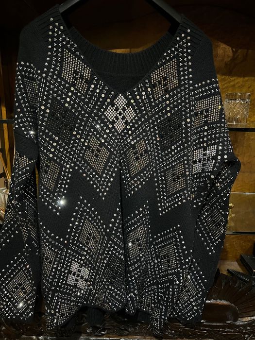 Ermanno Scervino пуловер с кристали