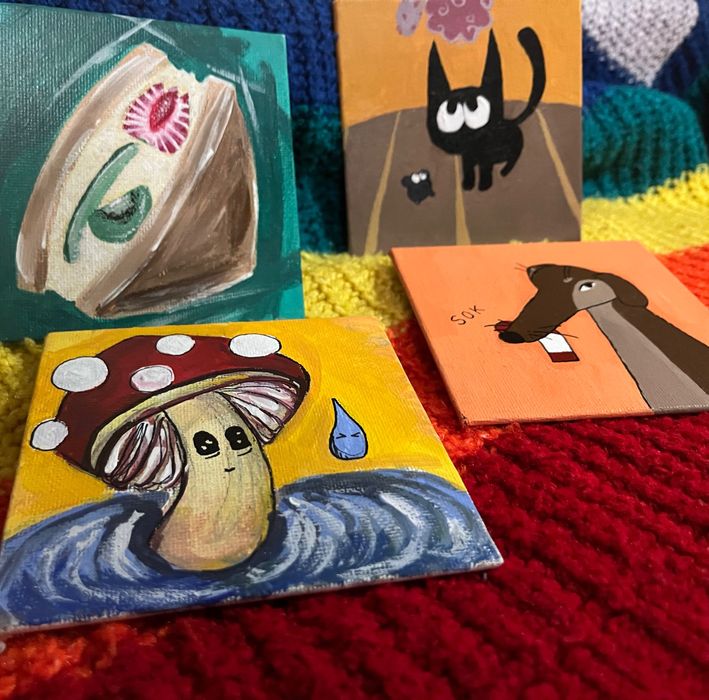 Ръчно изработени артикули, подходящи за подарък и декорация