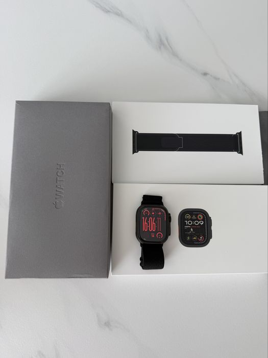 Apple watch ultra 2, black titanium, GPS+Cellular