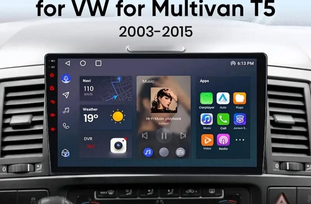Navigatie Android VW Transporter