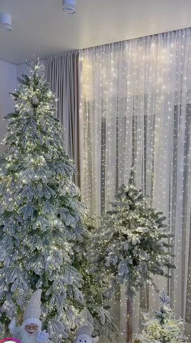 Бусы и капли для декора и украшения елки