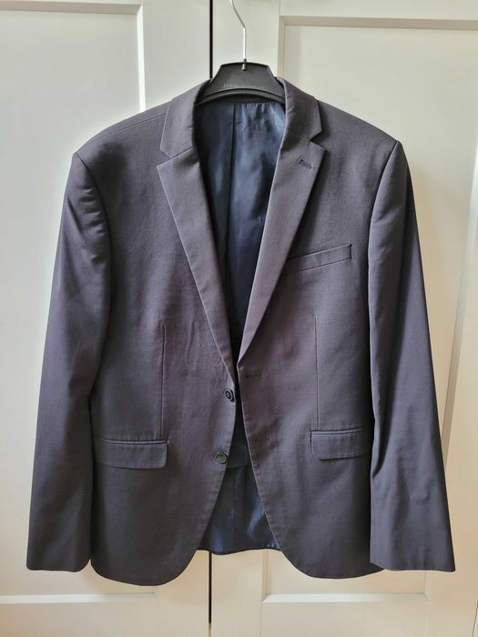 Costum haine barbati C&A Angelo Litrico, gri inchis, marimea M