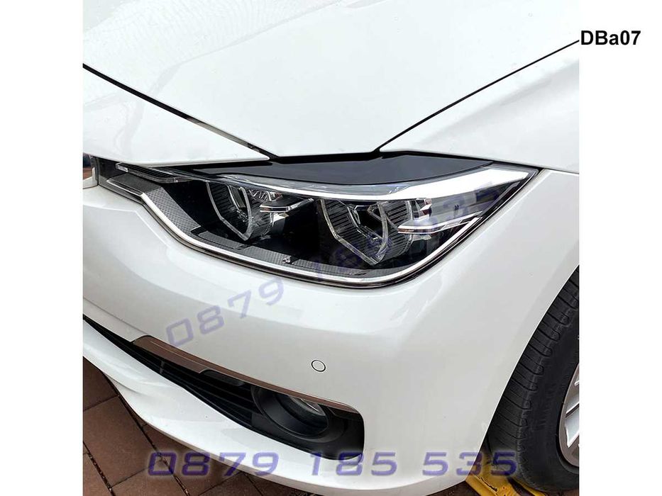 Тунинг горни вежди фарове BMW 3 F30 F31 облицовки бмв ф30 ф31 лайсни