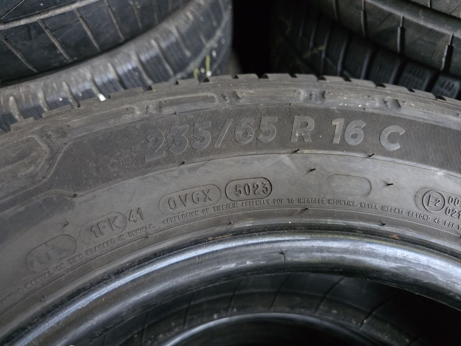 4бр Летни гуми за бус 235 65 16 С - Michelin - DOT 2023