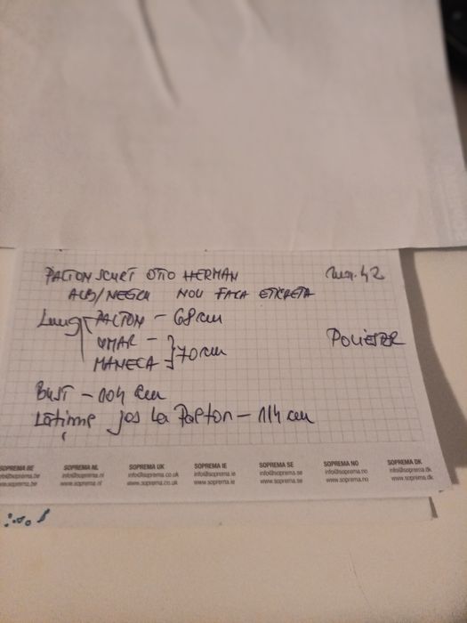 Palton de femei scurt Otto Herman marimea 42