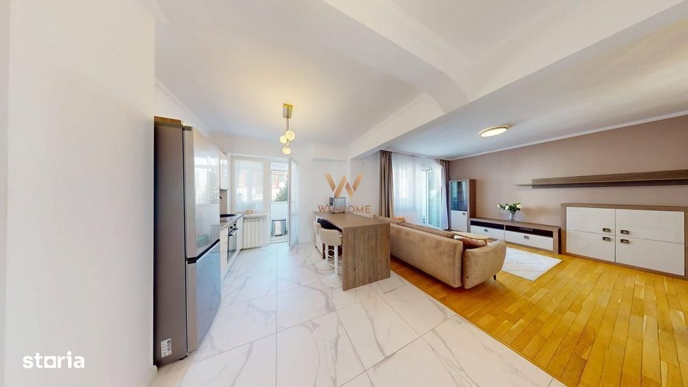 Apartament 3 camere - renovat, 2 balcoane, pivnita - Ultracentral