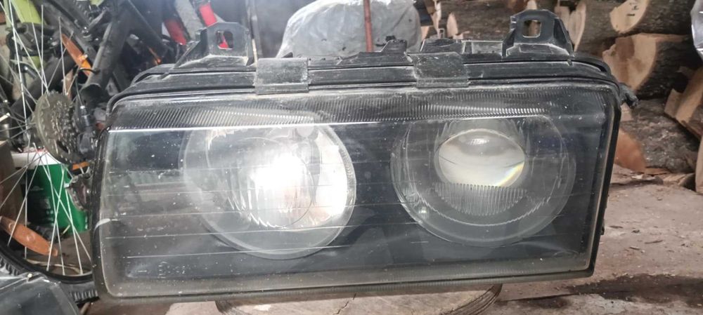 Оригинални фарове (ZKW/Bosch) с лупи и стопове за BMW E36 (Седан)