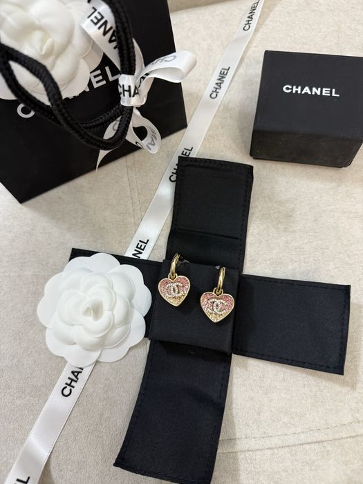 Серьги Шанель с упаковкой