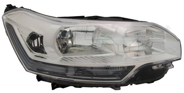 Far Citroen C5 01.2008-09.2010 Valeo partea Dreapta, cu lumina viraje, tip bec H1+H7+H7