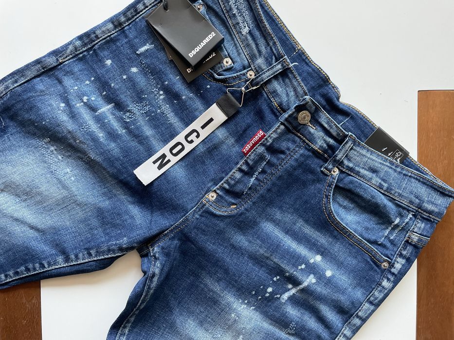 Мъжки дънки в син цвят