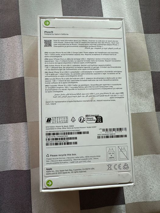 Iphone 16 128GB Black