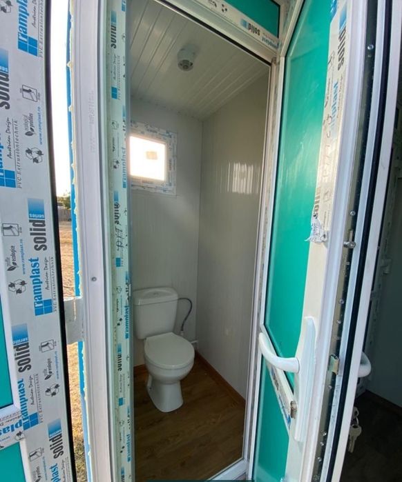 Container birou containere vitrina santier paza