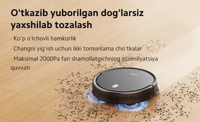 Xiaomi Robot Vacuum Cleaner E5 – 73 000 so‘m/oyiga! Muddatli to‘lov!