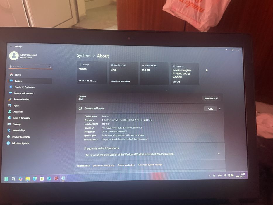 Lenovo IdeaPad 110-17IKB
