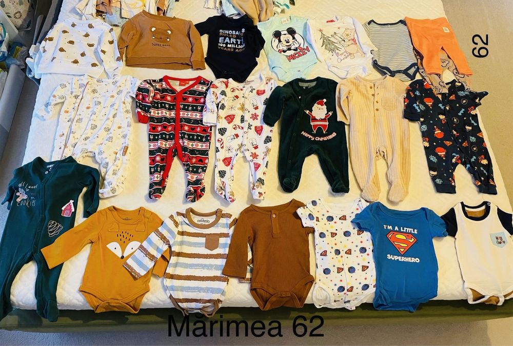 Vand 22 haine baietel marimea 56-62, 5 lei buc