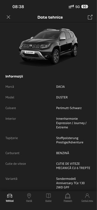 Dacia Duster 1.3 TCe 130 CP, FULL  ca dotari, Inmatriculat  12.2019 | 91.000 km