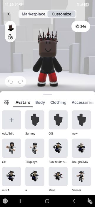 Огромный Аккаунт Roblox 10k+ total