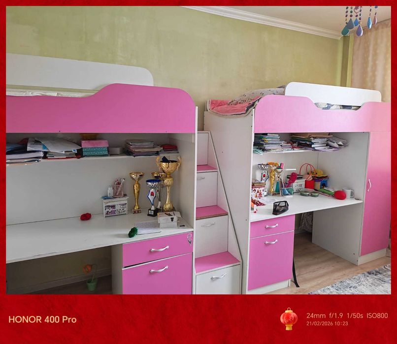 Кровать для девечек двухярустный