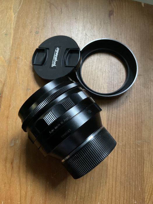 Obiectiv manual Voigtlander Nokton 50mm f1.1 leica M